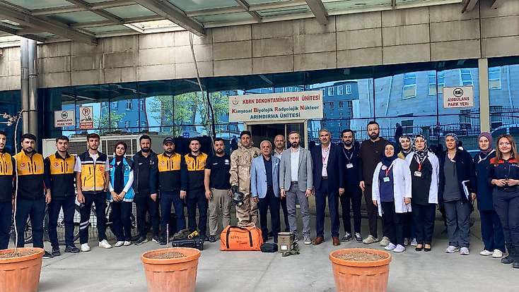 Siirt’te KBRN Tatbikatı Gerçeğini Aratmadı
