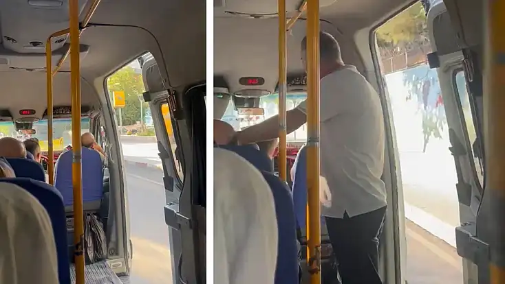 Siirt’te Minibüs Tepkisi: Klima Kapalı, Kapı Açık, Yolcular Ayakta