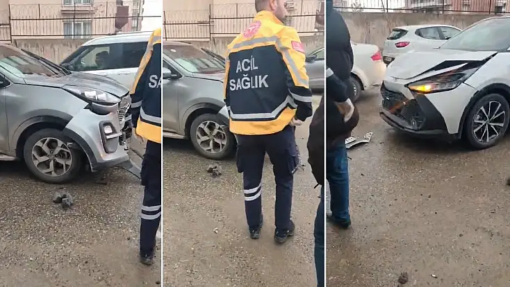 Siirt’te Trafik Kazası: İki Araç Kafa Kafaya Çarpıştı