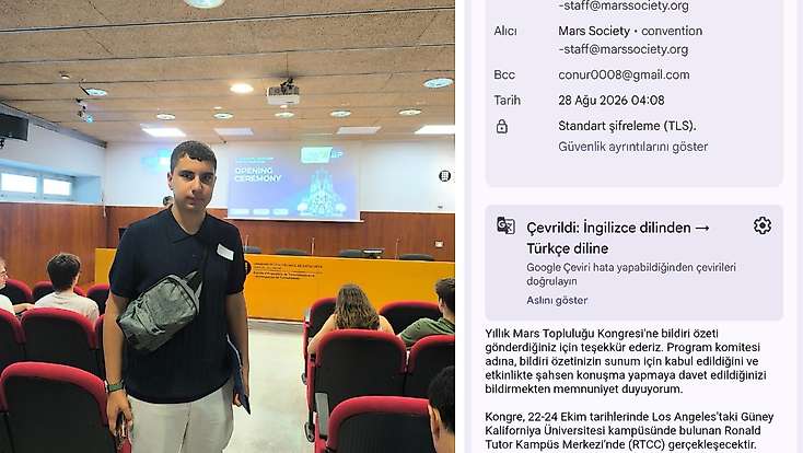 Siirtli Öğrenci Onur Çakır’dan Uzay Teknolojisinde Büyük Başarı: Neo-Derinkuyu Mars Society 2026’da Konuşulacak