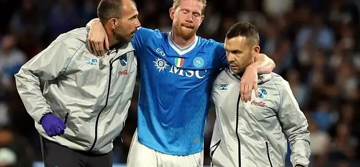 Napoli'ye Kötü Haber: Kevin De Bruyne 3-4 Ay Sahalardan Uzak Kalacak