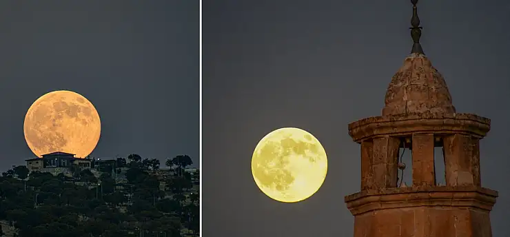 Siirt Tillo'da Kunduz Dolunayı Büyüledi: Sefa Türksoy'un Objektifinden Eşsiz Kareler