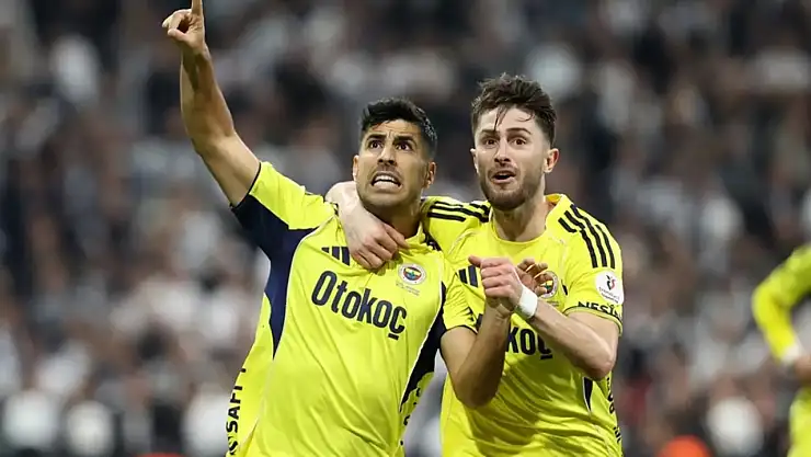 5 gol, 2 kırmızı kart çıkan tarihi derbide Fenerbahçe 2-0'dan geri dönüp Beşiktaş'ı yendi