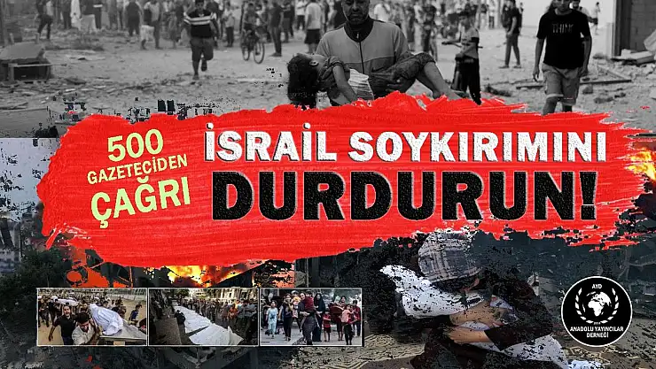 500 Gazeteciden Ortak Çağrı: İsrail Soykırımını Durdurun!
