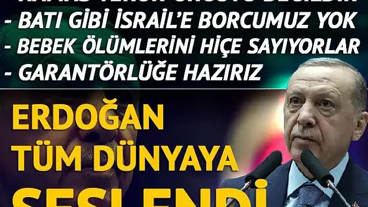 Cumhurbaşkanı Erdoğan'dan Çok Önemli Mesajlar