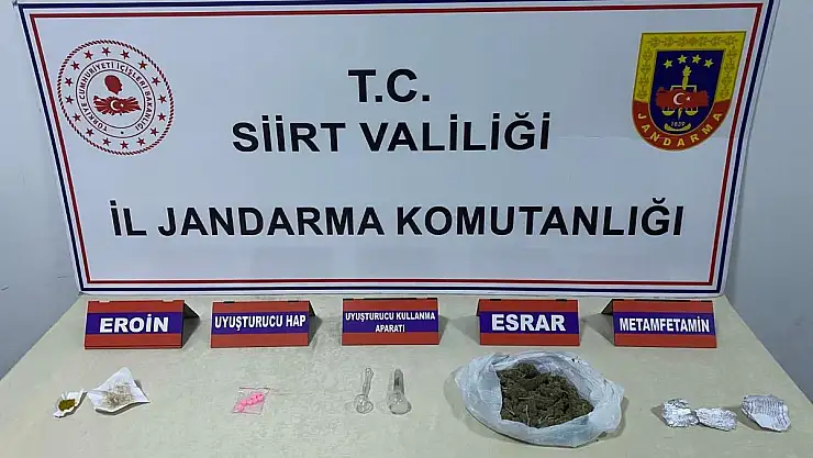 Siirt'te Uyuşturucu Operasyonu