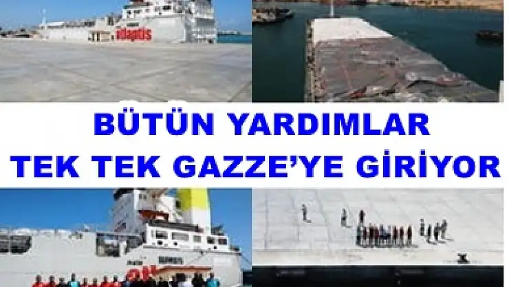 9. İyilik Gemisi Mısır'a Ulaştı, Yardımlar Gazze Yolunda 