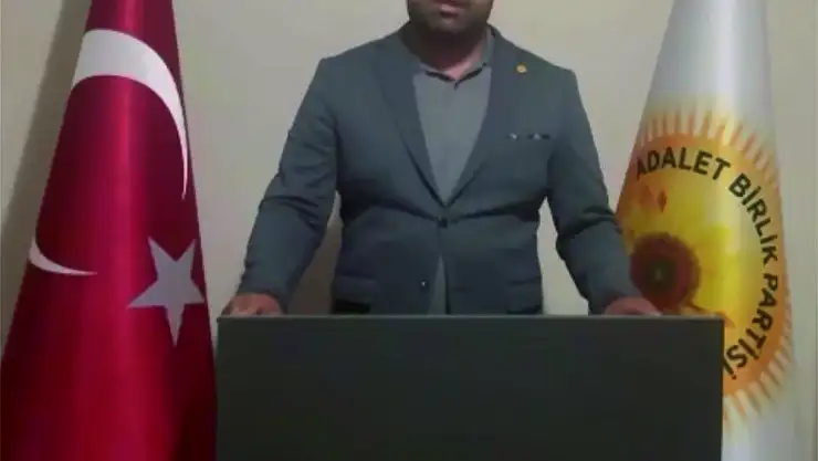 Adalet Birlik Partisi Genel Başkan Yardımcısı Mustafa Kut'tan Diyarbakır İlçe Kongreleriyle İlgili Açıklama