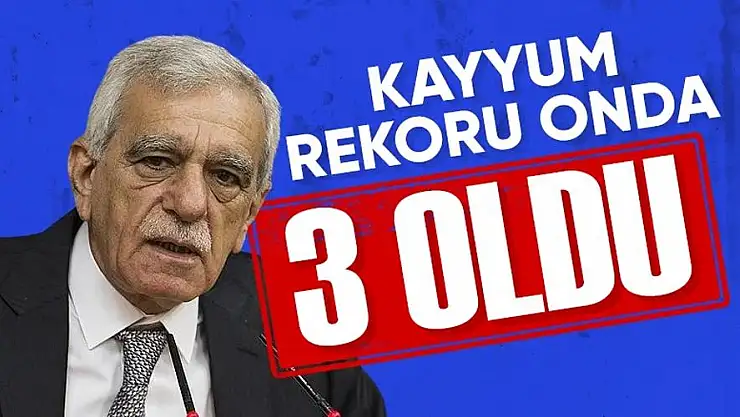 Ahmet Türk de, Erdoğan Gibi Siirt'te Yaptığı Konuşmadan Dolayı Görevden Alınmış!