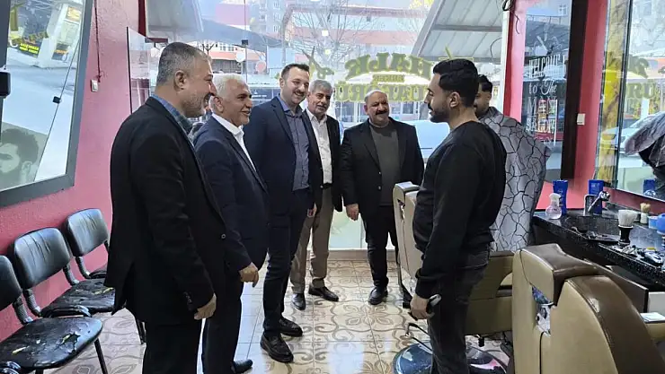 AK Parti Heyetinden Baykan ve Siirt Merkez Esnaflarına Ziyaret