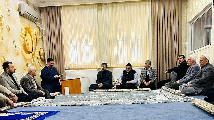 AK Parti Siirt Belediye Başkan Adayı Olğaç'tan Kanaat Önderlerine Ziyaret