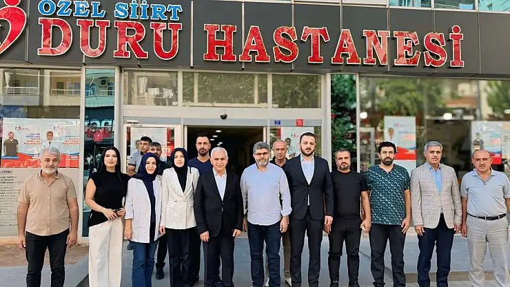 AK Parti Siirt Heyetinden Özel Duru Hastanesine Ziyaret