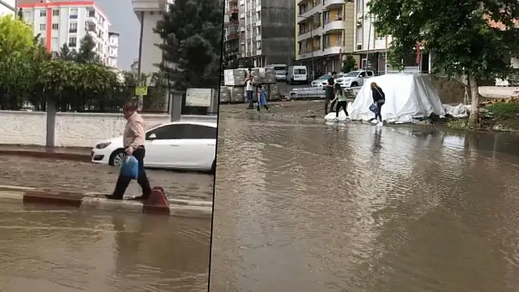 Altyapı Yetersiz Olunca Sağanak Yağışlar Yüzünden Şehrimizde Caddeler Bile Geçit Vermez Hale Geliyor