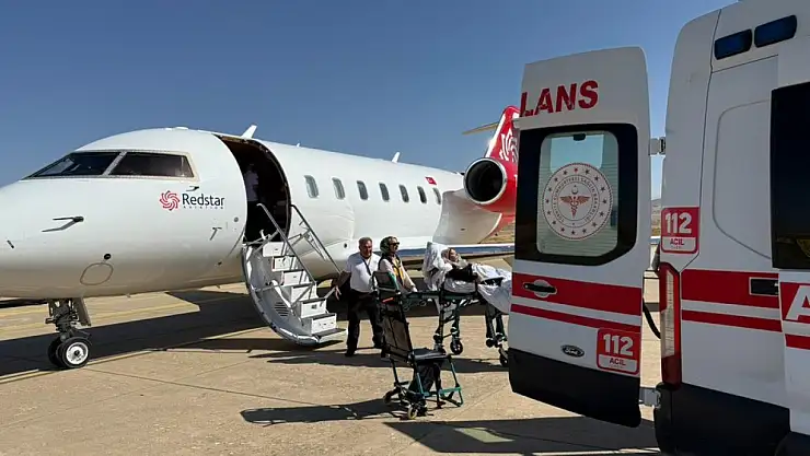 Ambulans Uçakla 59 Yaşındaki Hasta İstanbul'a Sevk Edildi