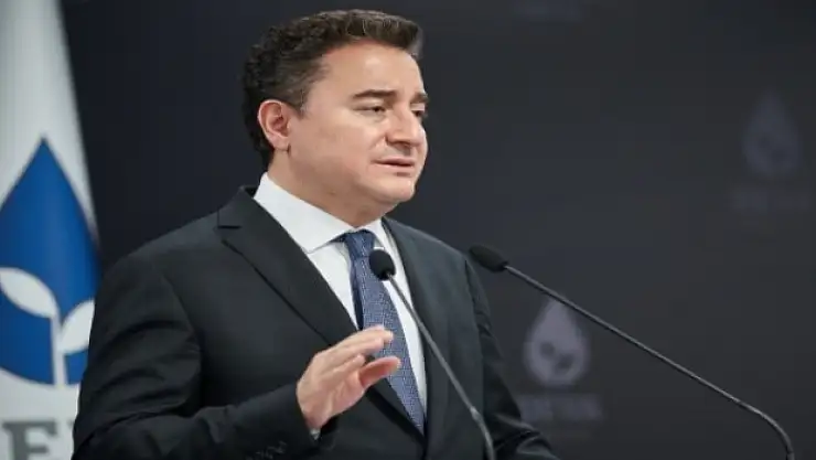 Babacan:'Milletin İradesine Kayyum Atayarak Millî Birliği Sağlayamazsınız'
