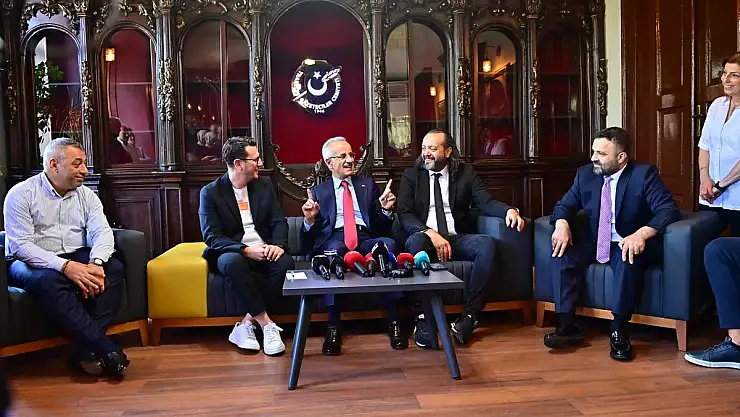 BAKAN URALOĞLU, TRABZON GAZETECİLER CEMİYETİ'Nİ ZİYARET ETTİ