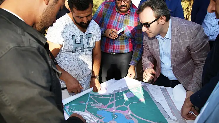BAŞKAN VEKİLİ TAŞKIN KIZLAR TEPESİNDE İNCELEMELERDE BULUNDU