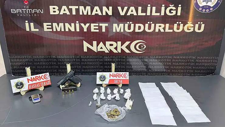Komşu ilimiz Batman'da torbacı operasyonu: 2 kişi tutuklandı