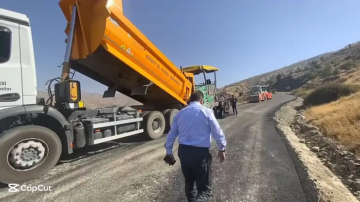 Baykan'da 12 km'lik Grup Köy Yolları ve Mezra Bağlantıları Tamamlandı