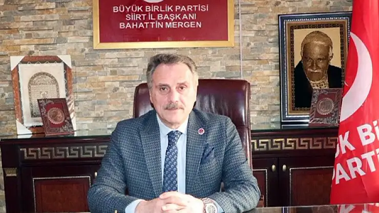 BBP Siirt İl Başkanı Mergen: 'Çanakkale Şehitlerini ve Bütün Şehitlerimizi Minnetle Anıyoruz