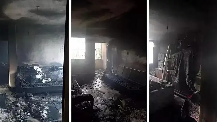 Boşandığı Kadını Eve Kilitleyip Evi Ateşe Verdi