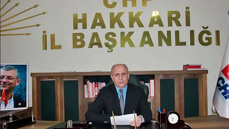 CHP'nin Hakkari İl Başkanı İstifa Etti