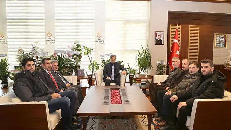 Davet ve Kardeşlik Vakfından Rektör Şındak'a Hayırlı Olsun Ziyareti