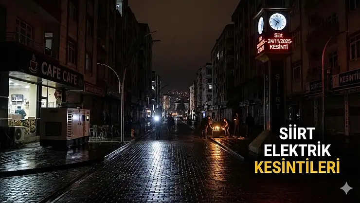 DEDAŞ'tan Siirtlilere Uyarı: 24–26 Kasım Tarihlerinde Elektrik Kesintileri Yapılacak