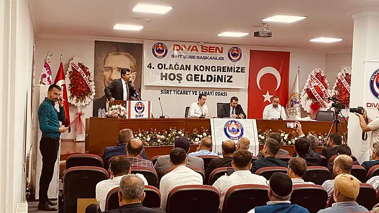 Diva-Sen Siirt Şubesi 4. Olağan Genel Kurulu yapıldı