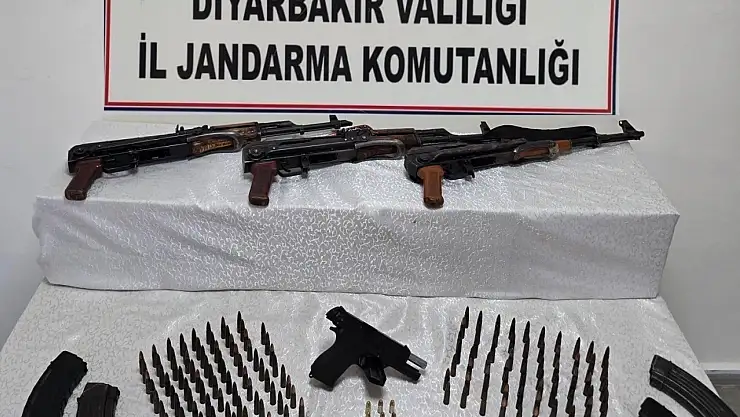 Diyarbakır'da silah kaçakçılığı operasyonu