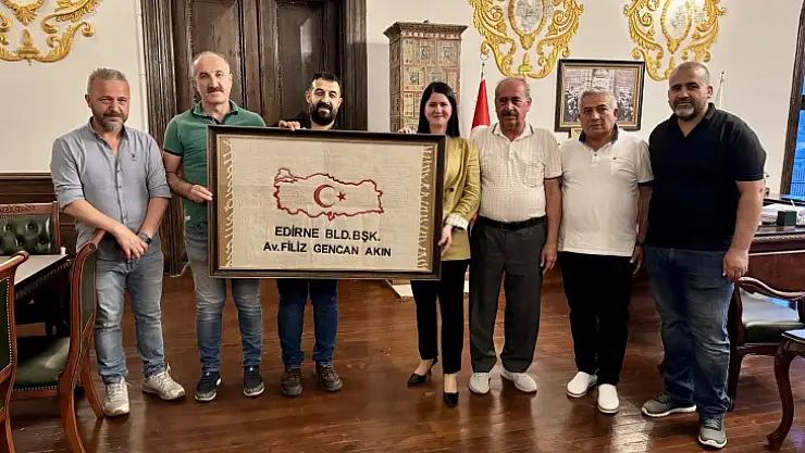 Edirne Siirtliler Yardımlaşma ve Dayanışma Derneği Başkan ve Yönetiminden Edirne Belediye Başkanı'na Ziyaret