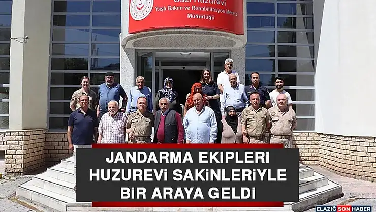 Elazığ'da İl Jandarma Komutanlığı Ekipleri Gazilerle Bir Araya Geldi