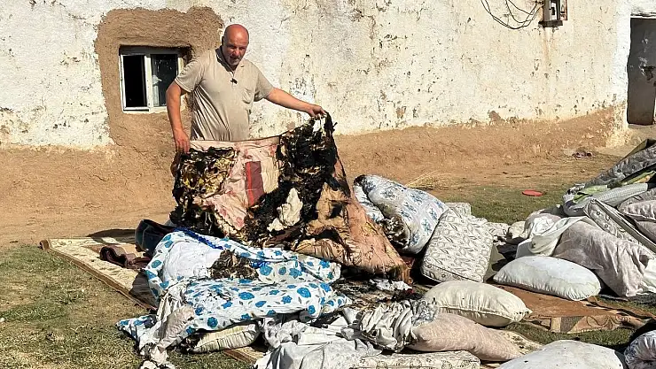 Evdeki eşyalar kendi kendine alevalıyor
