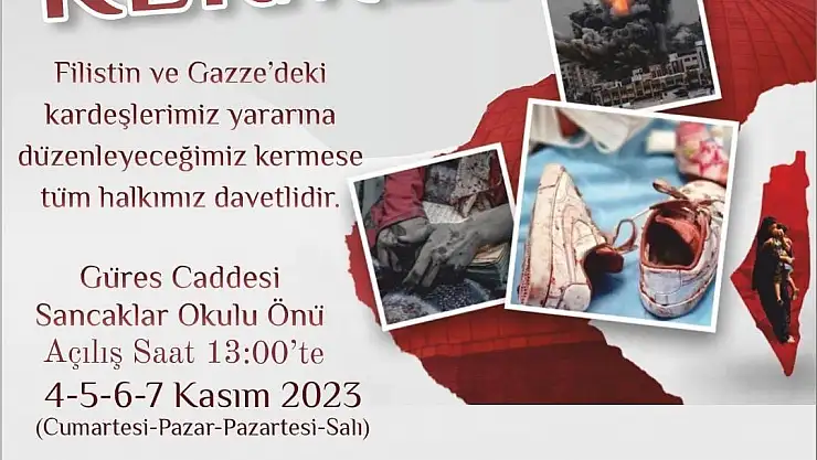 Filistin İçin Kermese Davet