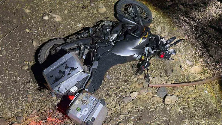 Motosiklet ineğe çarptı: Sürücü hayatını kaybetti, inek telef oldu