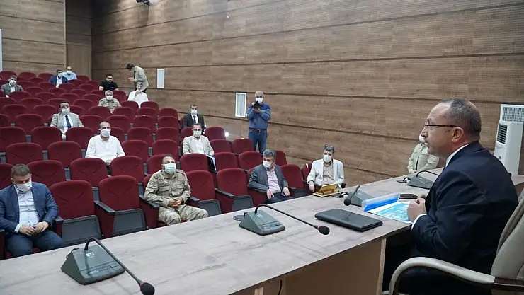 İL PANDEMİ KOORDİNASYON KURULU, VALİ ATİK, BAŞKANLIĞINDA TOPLANDI