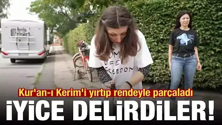 İyice Delirdiler: Kur'an-ı Kerim'i Yırttı ve Rendeyle Parçaladı!