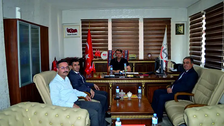 Kaymakam Özcan'dan İlçe Milli Eğitim Müdürlüğüne Ziyaret