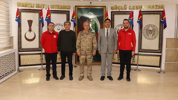 Kızılay'dan Siirt İl Jandarma Komutanlığı'na Teşekkür Ziyareti