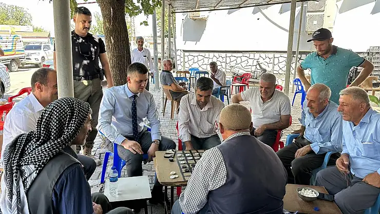 Kurtalan Kaymakamı Samet Serin, Vatandaşlarla Bir Araya Geldi