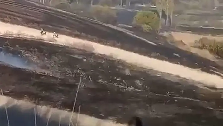 Kurtalan'a Bağlı Bölüktepe Köyünde Büyük Yangın!