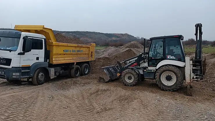 Kurtalan'da Köy Yollarında Çalışmalar
