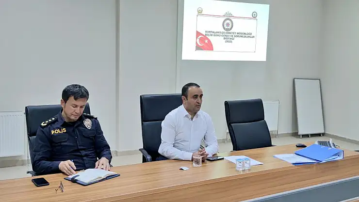 Kurtalanda Seçim Güvenliği Toplantısı