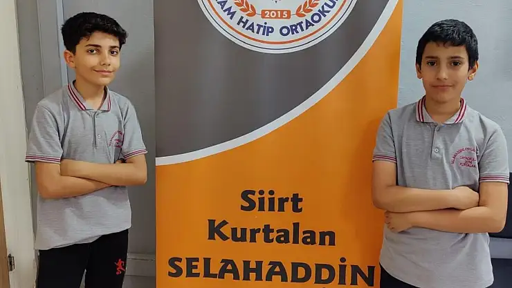 Kurtalanlı İki Öğrenci Bursluluk Sınavında Türkiye Genelinde Tam Puan Aldı