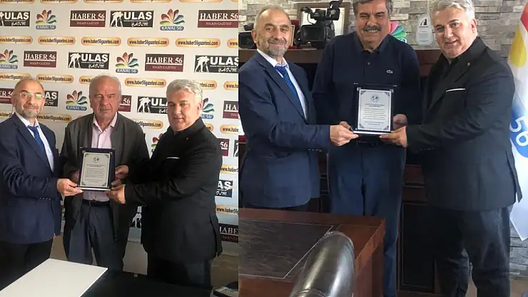 Kuzu ve Mergen'e Plaket