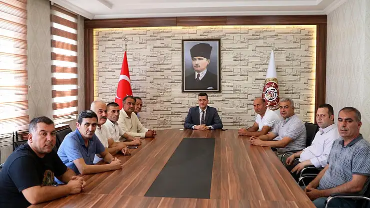 Mahalle Muhtarlarından Kurtalan Kaymakamına Ziyaret