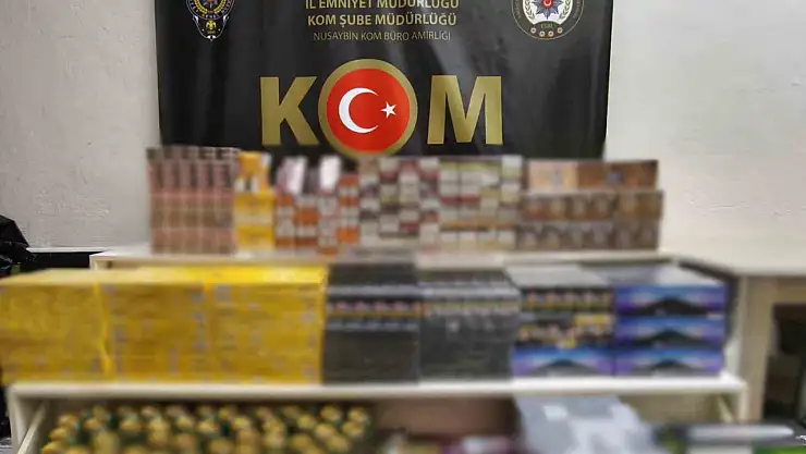 Komşu ilimiz Mardin'de kaçakçılık operasyonunda 2 gözaltı