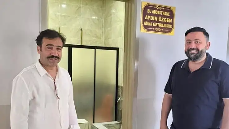Merhum Aydın Özgen Adına Mehmetçik İlkokulu'na Abdesthane Yaptırıldı
