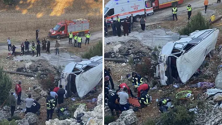 Mersin'de İşçi Servisi Şarampole Devrildi: 5 Ölü, 14 Yaralı