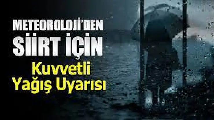 Meteorolojik Uyarı
